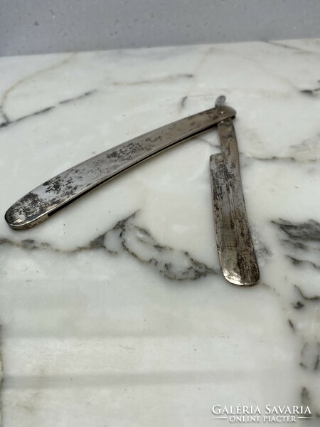 Antique 925 silver razor blade