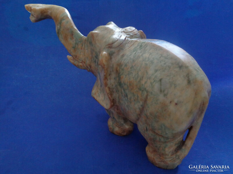 Large jade elephant figure