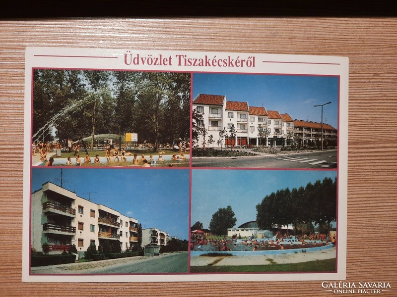 TISZAKÉCSKE - retro képeslap - postatiszta