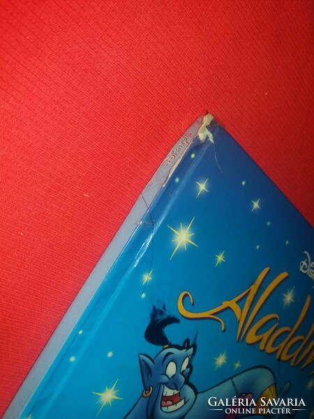 Retro disney hardcover comic storybook Aladdin with beautiful drawings according to pictures tóth k. Publisher
