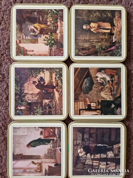 Original English, cork coasters-set of 6