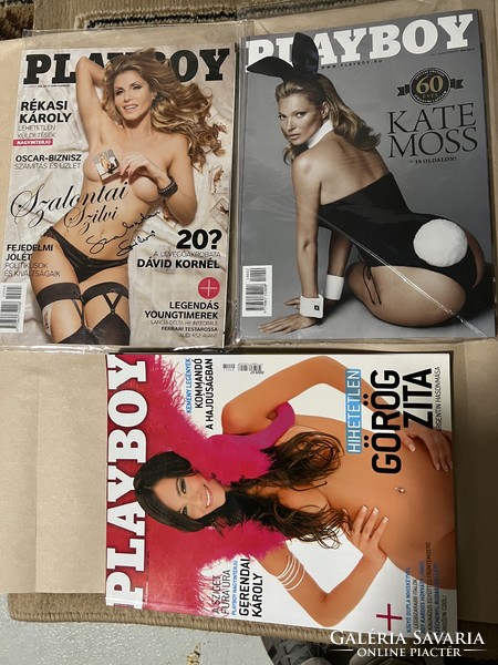 All Hungarian playboys for sale 1989-2019. (Separate issues, posters, calendars, DVD)