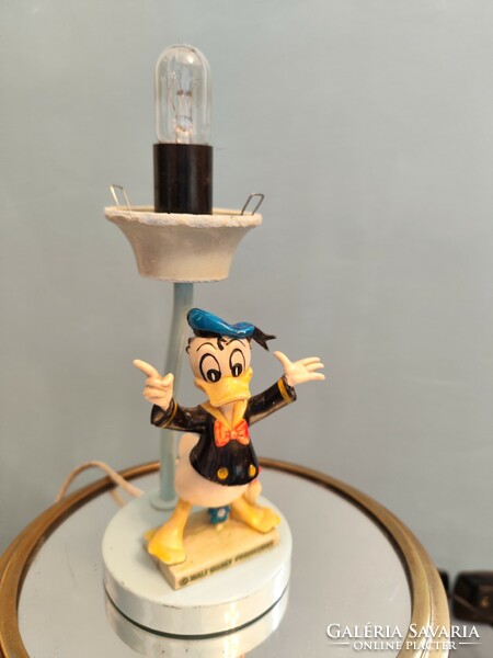 Vintage lamp with Donald Duck (disney)