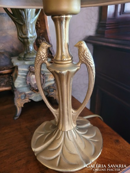 Antik Szecessziós réz lámpa