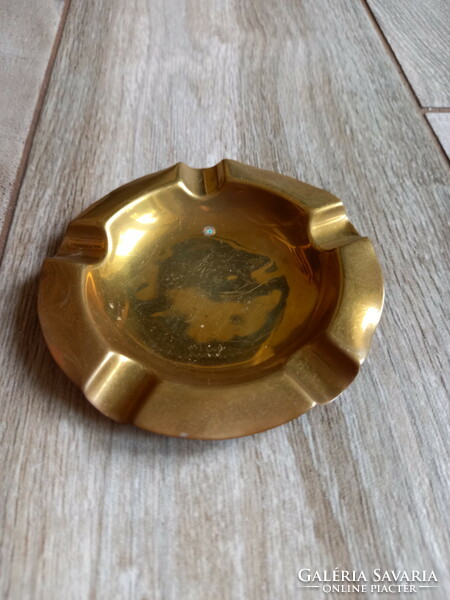 Nice old copper ashtray iii. (9.2cm)