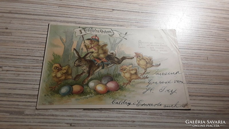 Antique greeting postcard.