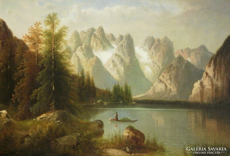 Anton pick (1840-1902) : alpine lake