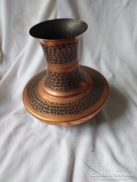 Retro industrial copper vase