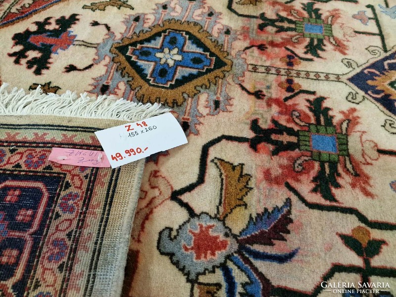 Hand-knotted 155x260 cm wool Persian rug z48