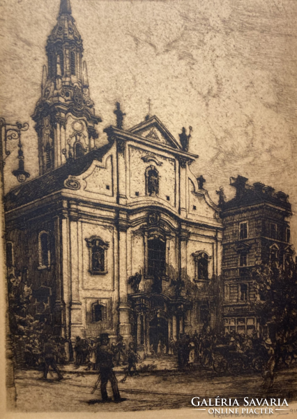 László Emil Baranski - downtown Franciscan church (Budapest/ferenciek tere)