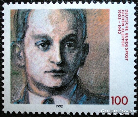 N1643 / Németország 1992 Jochen Klepper bélyeg postatiszta