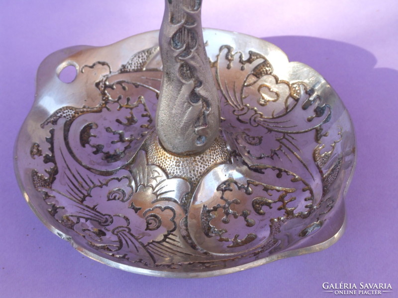 Art Nouveau Cast Iron Candlestick (220320)