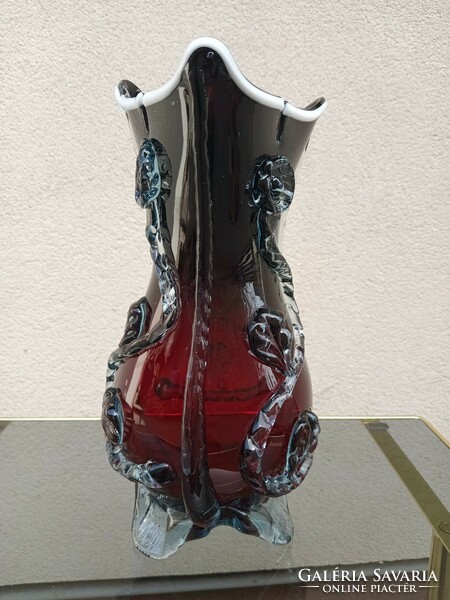 Art -Deco francia űveg váza. Alkudható.
