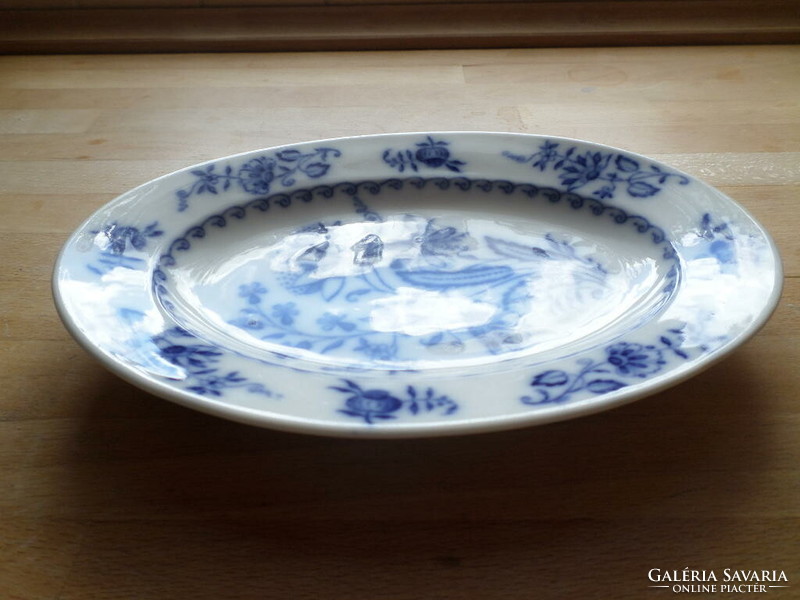Antik Haas & Czjzek Schlaggenwald  porcelán tálka 18,5 x 26,5 cm