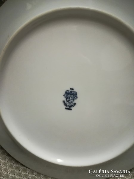 Alföldi porcelain small plate, with terracotta decor