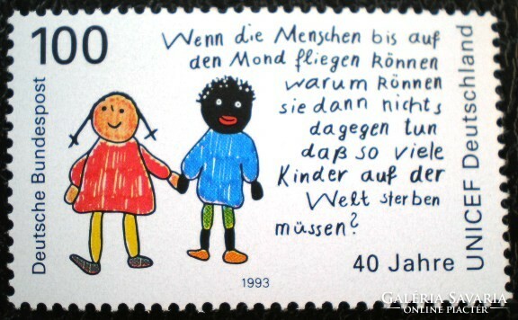 N1682 / Németország 1993 A német UNICEF-bizottság bélyeg postatiszta