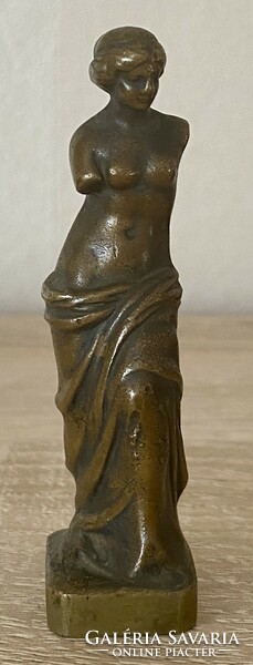 Aphrodite of Melosz Venus of Milo copper mini statue