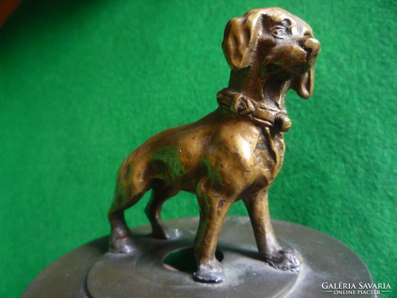 Little copper dog.