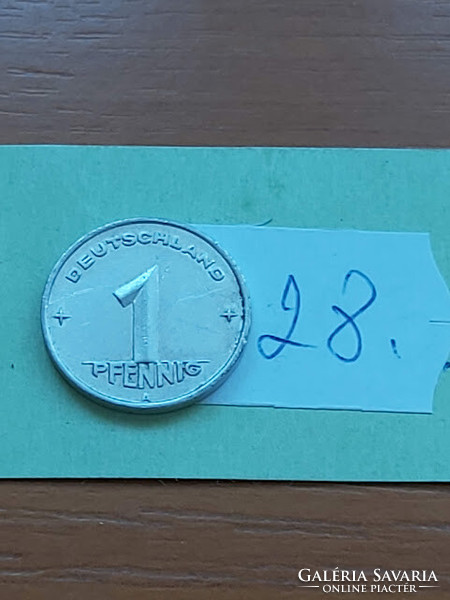 Germany ndk 1 pfennig 1950 a berlin, alu. 28