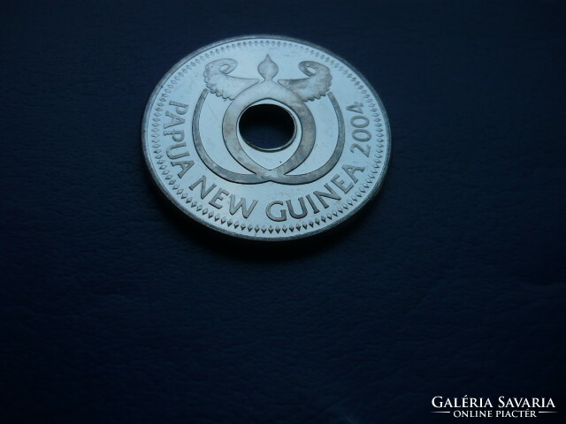 PÁPUA ÚJ-GUINEA 1 KINA 2004 KROKODIL! LYUKAS! UNC!