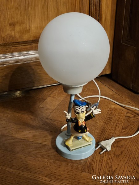 Vintage lamp with Donald duck (disney)