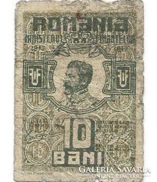 10 bani 1917 Románia Ritka
