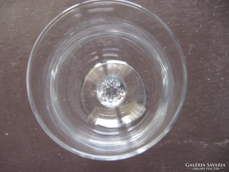 Tulipán alakú talpas boros pohár készlet 6 db-os