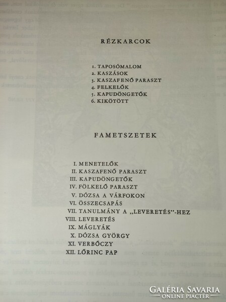 Derkovits Gyula: 1514, 12 nagyméretű fametszet, 6 rézkarc a füzetben, Mihályfi Ernő előszavával