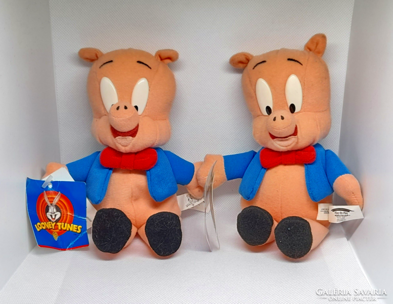 Looney tunes porky pig plush figure - cucu pig -