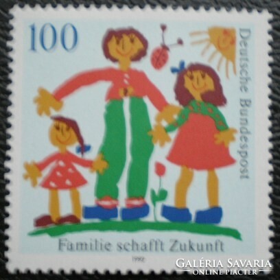 N1621 / Németország 1992 "Család jövője" bélyeg postatiszta