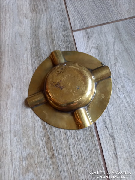Old copper ashtray ii. (12.6 cm)