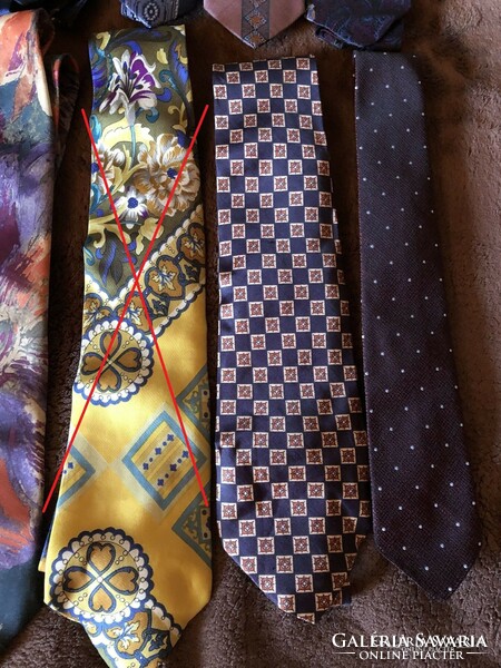 Mixed ties for sale - silk, leather, normal, etc. - price per piece