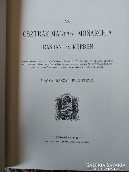Az Osztrák-Magyar Monarchia írásban és képben - Magyarország IV.