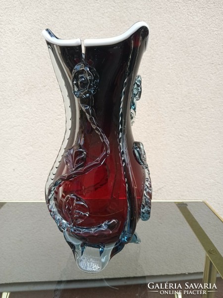 Art deco French glass vase. Negotiable.