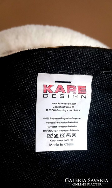 Kare design fur pouf chair negotiable art deco design