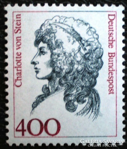 N1582 / Németország 1992 Híres nők bélyeg postatiszta