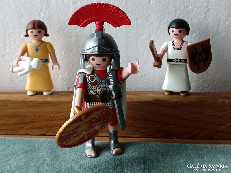 Playmobil Roman warrior with children