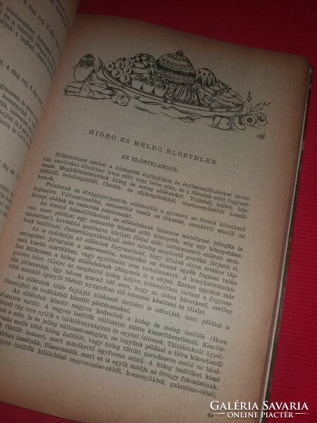 1954. VENESZ JÓZSEF : Szakácskönyv könyv a képek szerint Kereskedelmi Könyvkiadó