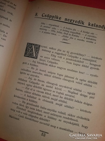 1924. Clara Nast:Csöppike a pajkos kis leány könyv a képek szerint NOVA