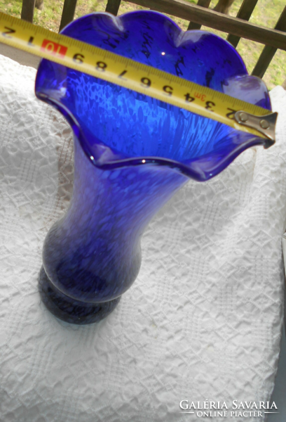 Craft multicolor glass vase