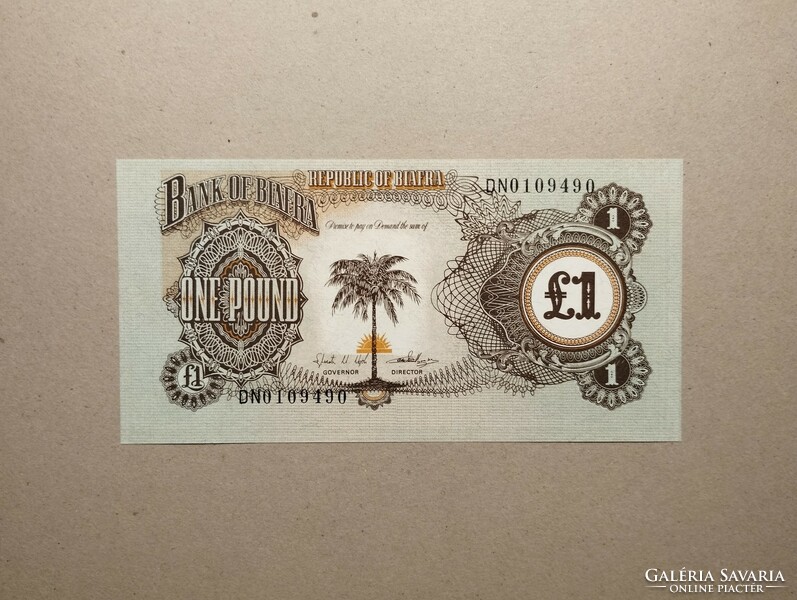 Biafra - 1 Pound 1968 UNC