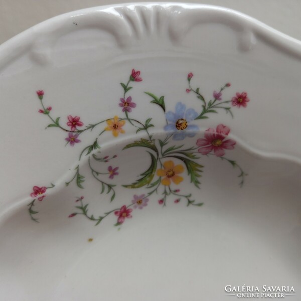 Rare field flower Zsolnay tableware