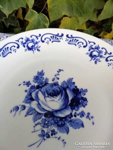 Czech porcelain flat plate with henriett decor