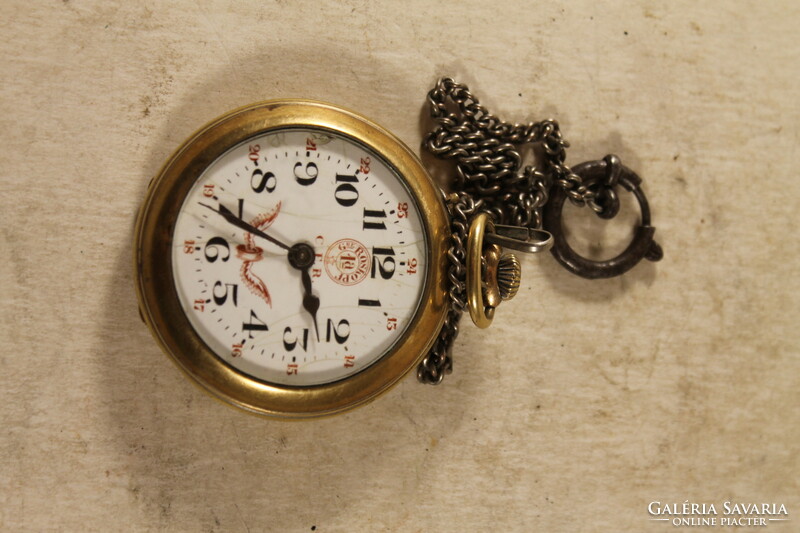 Swiss pocket watch with original chain 567