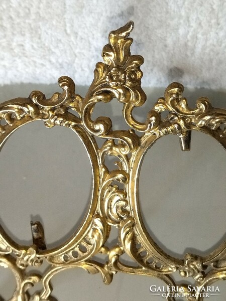 Beautiful antique copper double picture frame