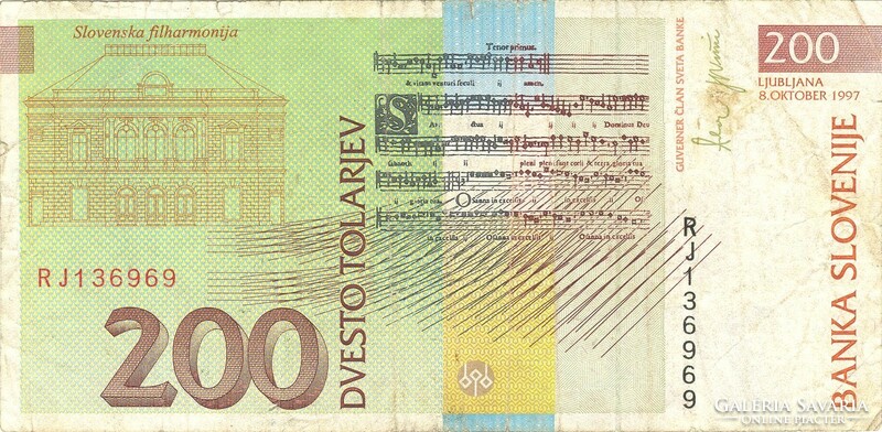 200 Tolar tolarjev 1997 Slovenia