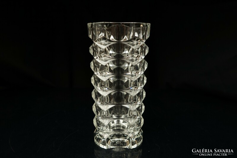 Mid century jg durand luminarc windsor glass vase / retro french vase / 70s