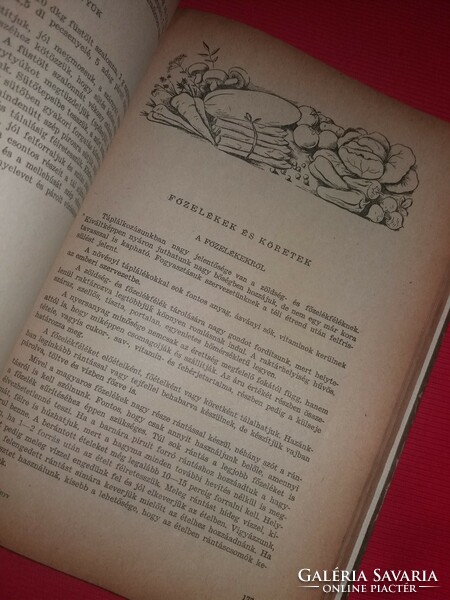 1954. VENESZ JÓZSEF : Szakácskönyv könyv a képek szerint Kereskedelmi Könyvkiadó