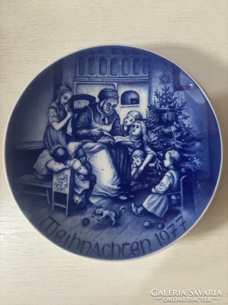 Bavaria Christmas wall plate