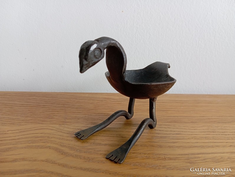 Retro Hungarian metal work, goldsmith work. Bird